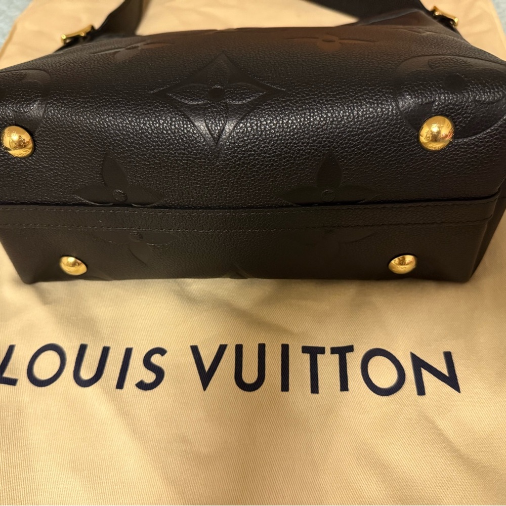 LV Louis Vuitton CarryAll PM Black Monogram Empreinte Leather Shoulder Bag - Picture 5 of 16